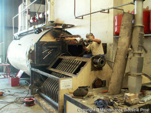 Maintenance, réparation, entretien chaudière vapeur